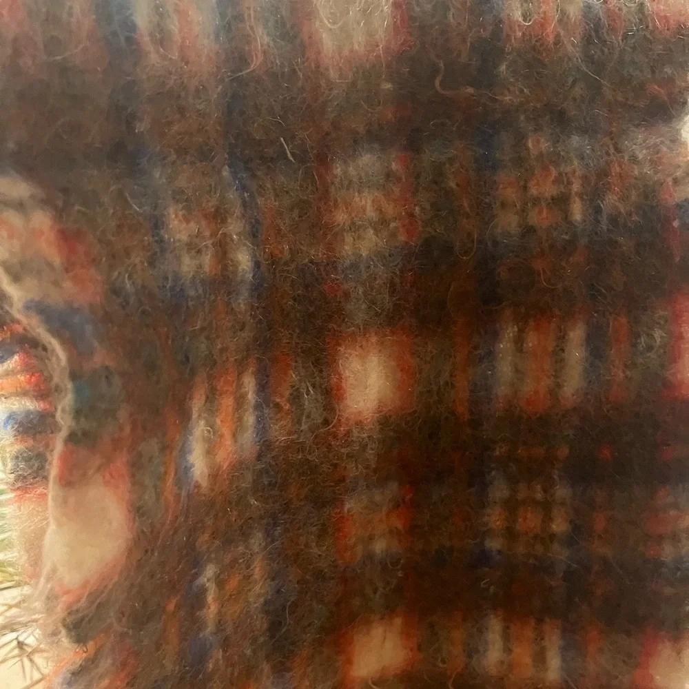 Plaid wool sweater. Super high quality. - Picture 5 of 5